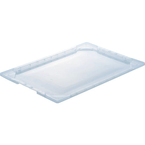 TRUSCO 薄型折りたたみコンテナスケルコン TSK-O50、40、30兼用フタ 透明