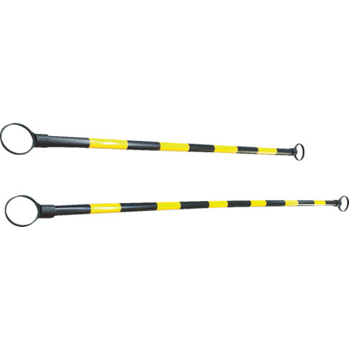 TRUSCO ガードバー 長さ2.0m イエローブラック