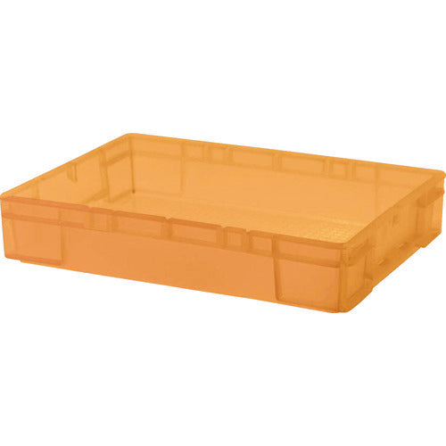 TRUSCO TTC2型コンテナ 透明オレンジ