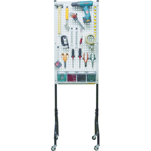 TRUSCO ライトパンチングパネル パネリーナ キャスター付