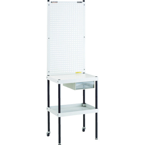 TRUSCO ライトパンチングパネル パネリーナ テーブル型 引出付き