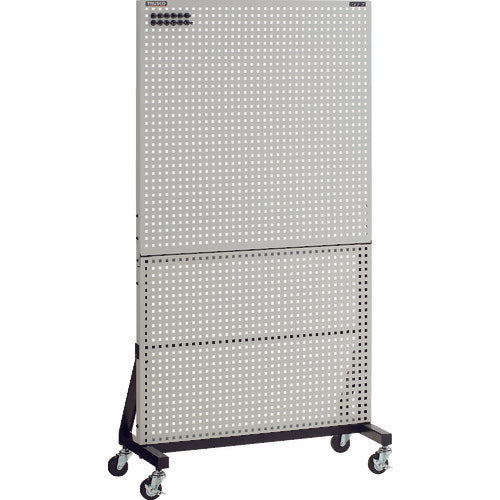 TRUSCO ライトパンチングパネル パネリーナ W900×405×1705 全面パネル キャスター付