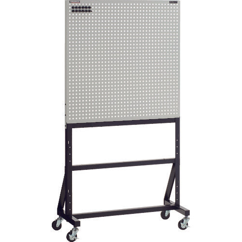 TRUSCO ライトパンチングパネル パネリーナ W900×405×1705 キャスター付