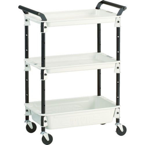 TRUSCO ツールワゴンロイヤル654×361×887深1浅2 ホワイト