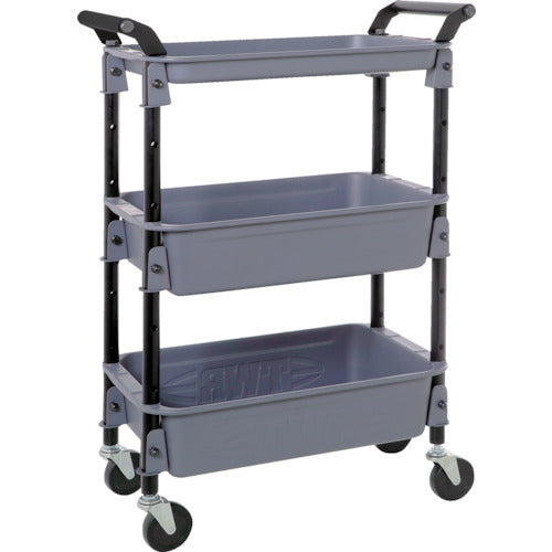 TRUSCO ツールワゴンロイヤル586×320×833深2浅1 アーセナルグレー