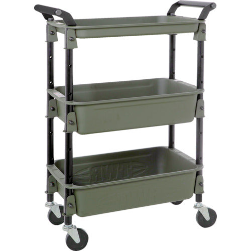 TRUSCO ツールワゴンロイヤル586×320×833深2浅1 つや消しOD