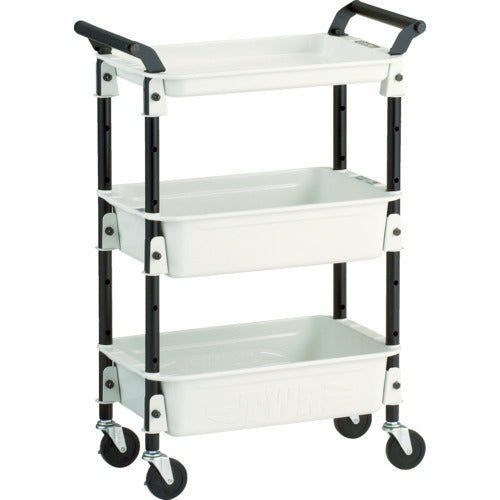TRUSCO ツールワゴンロイヤル586×320×833深2浅1 ホワイト