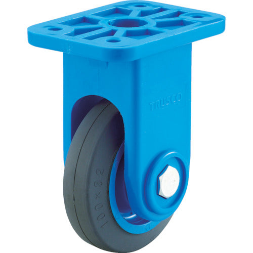 TRUSCO グランカート用 固定省音キャスターφ100 ゴム車