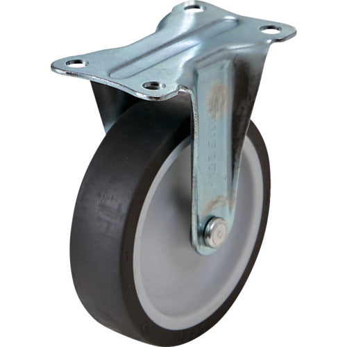 TRUSCO プレート式固定G付きキャスターφ75 オフホワイト