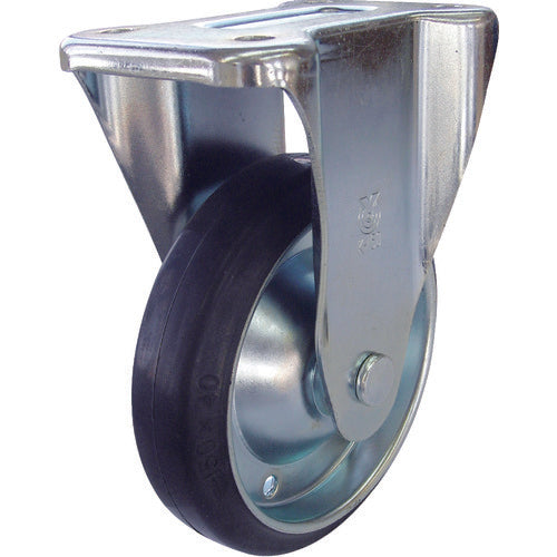 TRUSCO グランカート用 固定キャスターφ130 導電性ゴム車