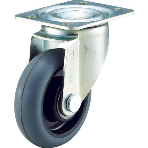 TRUSCO グランカート用 自在キャスターφ100 ゴム車