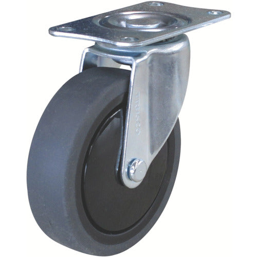 TRUSCO グランカート用 自在キャスターφ100 エラストマー車