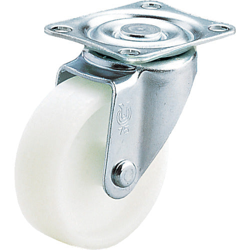 TRUSCO 台車用キャスター Φ100 ナイロン車 自在