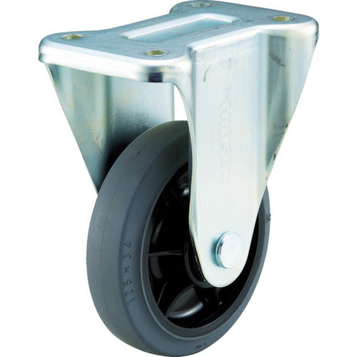 TRUSCO グランカート用 固定キャスターφ100 ゴム車