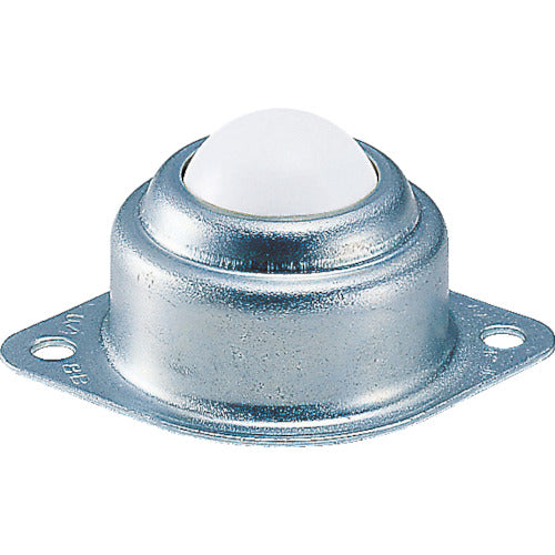 TRUSCO ボールキャスター 樹脂製ボール スチールボディ 上向用