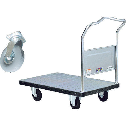 ダンディ スチール台車 ダンディDシリーズ タイプDA 固定ハンドル式 悪路用エアータイヤ仕様 W900XD600