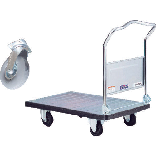 ダンディ スチール台車 ダンディDシリーズ タイプDA 折りたたみハンドル式 悪路用エアータイヤ仕様 W900XD600