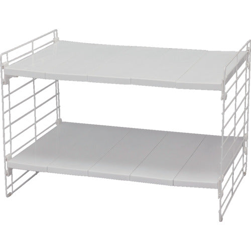 IRIS 246254 シンク下伸縮棚2段 USD−2V ホワイト