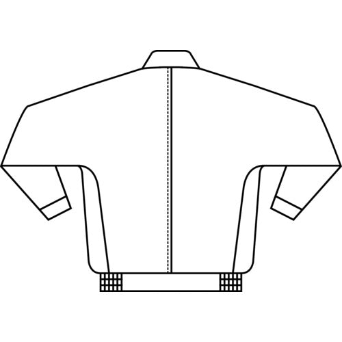 ミドリ安全 静電気帯電防止作業服ベルデクセルESDシリーズブルゾン シルバーグレー