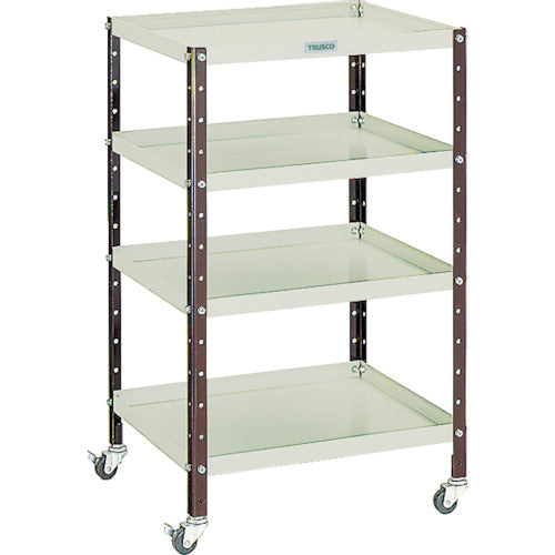 TRUSCO V型ツールワゴン 482X420XH798 4段