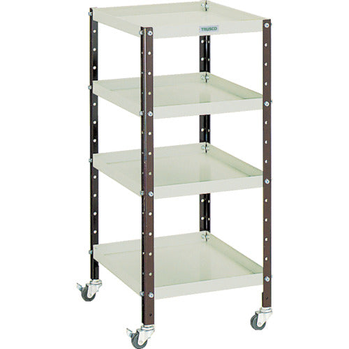 TRUSCO V型ツールワゴン 350X420XH798 4段