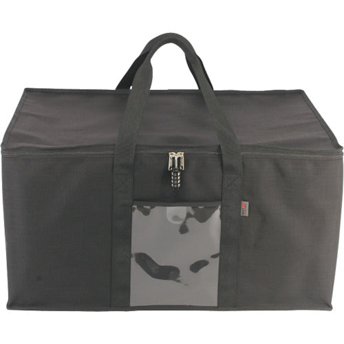 SANEI 折り畳みコンテナバッグ 75L 黒