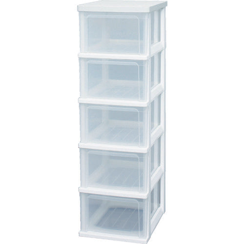 IRIS 221323 ウッドトップチェスト ホワイト WTS-305-WH