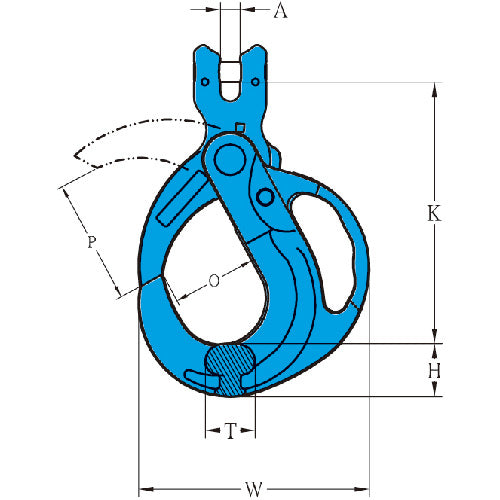YOKE G−100 グリップ仕様クレビスロッキングフック(ピンタイプ)