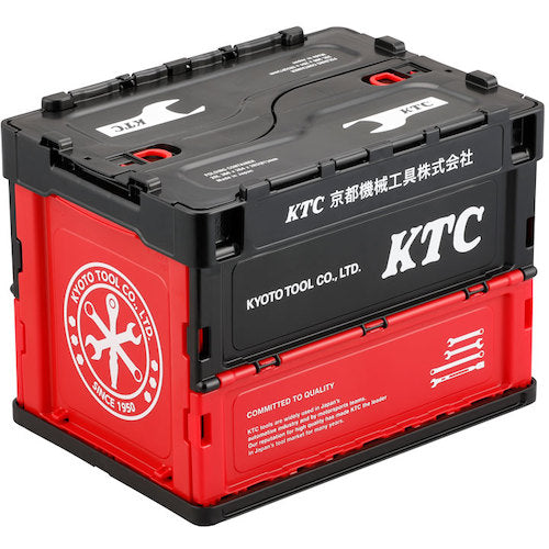 KTC KTC折り畳みコンテナ 20L (ブラック)