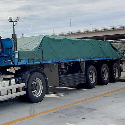 【サイズオーダー】普及型トレーラーシート(エステル帆布6号)