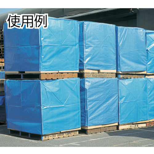 TRUSCO パレットカバーブルーシート 1200×1000×1500mm