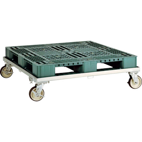 テックサス パレット専用台車 1142×1130mm SUSφ150ウレタン車
