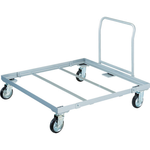 TRUSCO パレット台車 1100×1100mm ハンドル付
