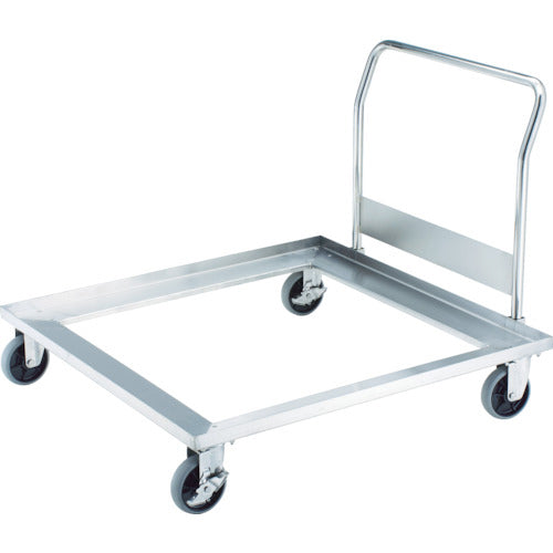 TRUSCO オールステンパレットカー 1120×1120mm ハンドル付