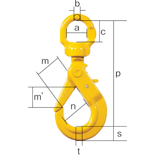 象印 スイベルフック(ボールベアリング入り)