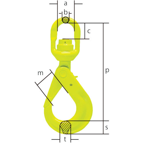 マーテック ベアリングスイベルフック BKLK