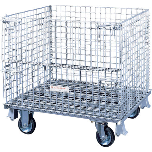 サンキン メッシュパレット 130mmキャスター付 800×500×630mm