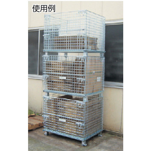 TRUSCO ネットパレット 1000x800x850mm クロムフリー