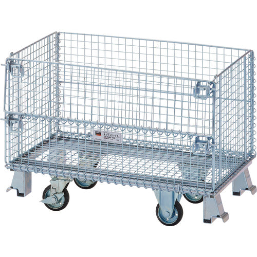 TRUSCO ネットパレット車輪付 800x500x580mm 300kg
