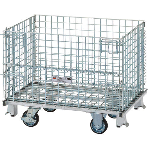 TRUSCO ネットパレット車輪付 900x650x755mm 500kg
