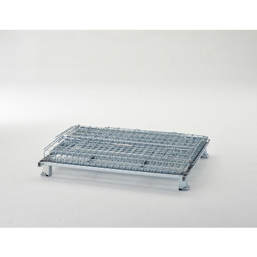 TRUSCO ネットパレット 1200x1000x890mm 1000kg 2枚フタ付