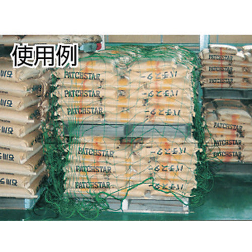 TRUSCO 荷押えネット(目合110mm)幅3.6m×長さ3.6m