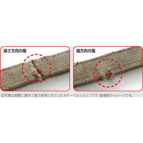 キトー キトーポリエスタースリングBSH形 2.4t 60mm