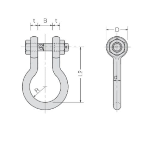 コンドーテック 軽量シャックル RB