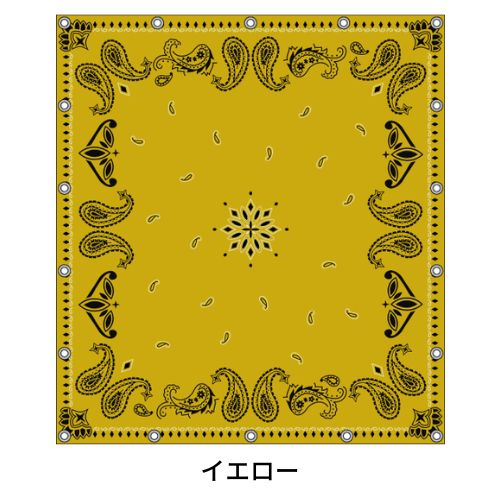 軽トラ用・デザイントラックシート【バンダナ柄】(1.9×2.1m)