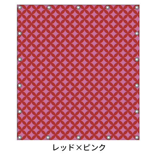 軽トラ用・デザイントラックシート【七宝柄】(1.9×2.1m/1.73~1.93×1.85m/1.73~1.93×1.69m)