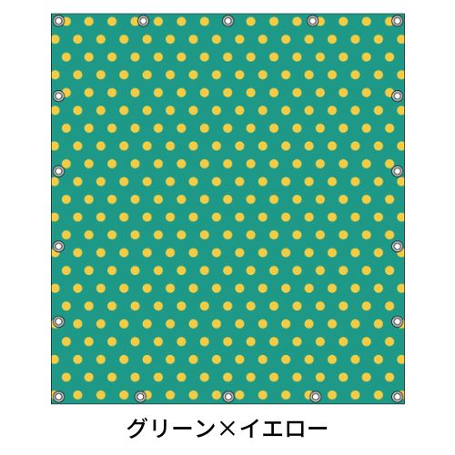 軽トラ用・デザイントラックシート【ドット柄(小)】(1.9×2.1m/1.73~1.93×1.85m/1.73~1.93×1.69m)