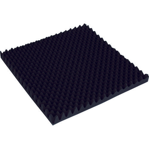 TRUSCO 波状加工ウレタンスポンジシート ソフト 40厚 500×500mm