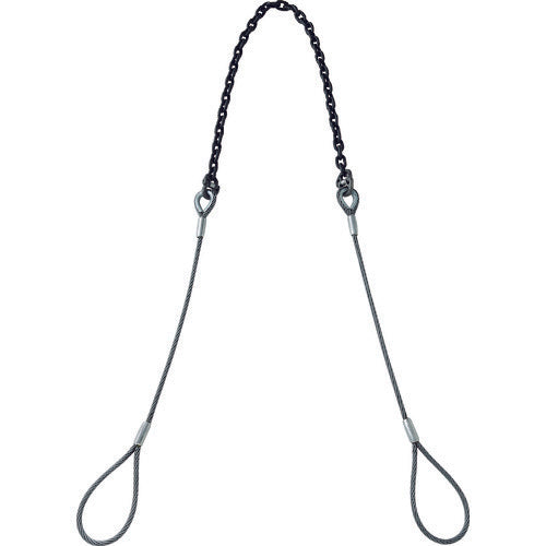 TRUSCO 玉掛ワイヤチェーンスリング(コンビスリング)CMチェーン