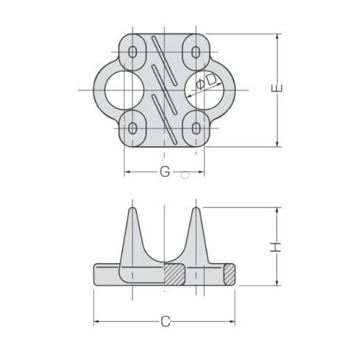 コンドーテック 鍛造KTクリップ(生地/JIS規格品)